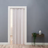Folding Door PVC Internal Accordion Concertina Sliding Door Brown Ivory White