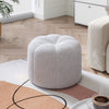 Soft Round Pouffe Chair Pouf Stool Sofa Footrest Footstool Sherpa Padded Seat UK