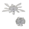 78cm Adjustable Modern LED Ceiling Fan with Light Bedroom Living Room Fan Lamp
