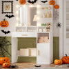 Dressing Table With Mirror Storage Makeup Desk Vanity Table Led Lights Bedroom