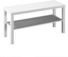 TV Stand Oak 2 Tier Media Console Storage Shelf Modern Living Room Unit