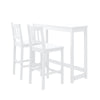 Multicolour Bar Dining Table and 2 Chairs Set Breakfast Kitchen Bistro Furniture