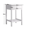 Small Side Table Narrow Wooden End Lamp Stand Bedside Cabinet Nightstand Table