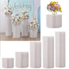 Folding Paper Display Rack Flower Column Plinth Cake Stand for Wedding Party UK