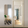 Over Door Full Length Mirror Black Gold White Hanging Bedroom Wardrobe Mirrors