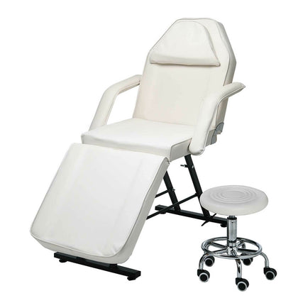 Massage Table Adjustable Facial Chair Bed Beauty Spa Salon Lash w/ Stool