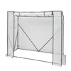 Green House PE Plastic Walk-in Garden Tomato Plant Grow House with Roll Up Door