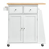 Kitchen Island Storage Trolley Rolling Cart Shelves Cupboard Cabinet Drawer Home