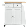 Large Kitchen Serving Trolley Rolling Bar Island Cart Cupboard Holders Wine Rack