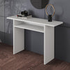 Long Slim Side Console Table Hallway Entryway Storage Stand Shelf Dressing Table