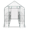 Greenhouse Garden Grow House PE Outdoor Green Steeple House w/ Shelf Plant Tent