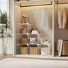 6-Cube Modular Wire Storage Unit,Closet Organizer Shelve for Bedroom,Living Room
