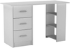 Computer Desk with Drawers Shelves Storage Modern Home Office Work Table