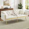 MODERN VELVET SOFA BED 2 SEATER CLICK CLACK SOFA SETTEE COUCH FOR LIVING ROOM