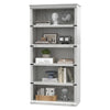 5 Tier Wooden Bookcase Shelving Display Storage Shelf Unit Wood Furniture