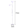 Tall Domed Lampshade Floor Lamp Standard Free Standing Living Room Home Light UK