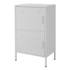 Filing Cabinet Cupboard Storage Unit With 2 Doors 4 Layer Storage Compartment