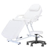 Massage Table Chair Set Nail Shop Tattoo Salon Spa Beauty 3 Fold Bed with Stool