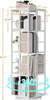 4-Tier Rotating Bookshelf 360° Display Spinning Bookshelf Book Storage Rack