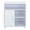 Printer Stand Shelf Desk Organizer File Rack Office Supplie Storage Side Tables