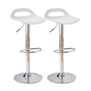 Set of 2/4/6 Plastic Bar Stools for Breakfast Kitchen Barstool Chair