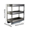 150-250mm Pull Out Steel Basket Kitchen Cabinet Larder Organizer Cupboard Drawer