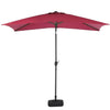 2x3M Outdoor Garden Banana Parasol Sun Shade Patio Hanging Umbrella Cantilever