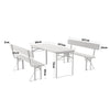 Folding Garden Furniture Dining Table Set Wooden Camping BBQ Chair Stools Picnic