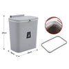 Kitchen Rubbish Bin Waste Recycling Baskets Handy Dustbin Lidded Bathroom Slim
