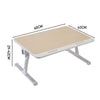 Foldable Lap Desk Over Bed Computer Writing Table Kids Child Table Angle Adjust