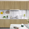 Self Adhesive Wallpaper Vinyl Wall Wrap Kitchen Cupboard Door Sticker Wood Grain