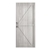 Wood Barn Door Sliding Door Divider Hardware Kit 6-7FT / Door with Track Kit Use