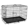 Metal Dog Cage Puppy Training Crate Pet Carrier Small Medium Large XL XXL Metal