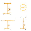 11FT/16FT Heavy Duty Tool Drywall Hoist Caster Lifter Plaster Board Panel Sheets