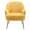 Velvet Scallop Shell Back Tub Chair Armchair Dressing Sofa Stool Bedroom Lounge