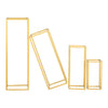 Tall Square Metal Geometric Stand Flower Vase Holder Party Wedding Centerpieces