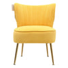 Scallop Back Armchair Cocktail Sofa Accent Seat Living Bedroom Cafe Lounge Sofa