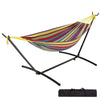 2-Person Outdoor Hammock w/ Stand,450 Lbs,Portable Hammock w/Carry Bag,11 Colors