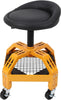 Heavy Duty Rolling Garage Stool with Tool Tray,Adjustable Height Mechanic Chair