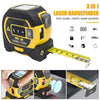 60m Digital Laser Tape Rangefinder Distance Measure Tool Steel Tape Ruler 3 IN 1
