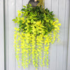 12/24pcs Artificial Wisteria Vine Ivy Garland Foliage Plant Trailing Silk Flower