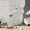 Walk In Shower Enclosure Screen With 300mm Flipper Panel Wet Room Glass Door