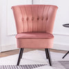 Orthopedic Cocktail Armchair Shell Back Leisure Sofa Oyster Accent Chair Bedroom