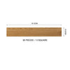 36PCS DIY PVC Floor Flooring Planks Vinyl Wood Effect Tile Panels Self-Adhesive