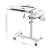 High Quality Mobile Over Bed Tray Table Height Adjustable Laptop Stand Overchair