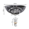 Bathroom Cloakroom Vanity Wash Basin Sink Countertop Marble/Stone Effect Various