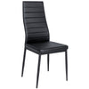 Restaurant Kitchen Seat Side Chair Velvet PU Leather Cushion Padded Dining Chair