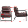 Modern Accent Armchair Comfy Reading Chair Upholstered Single Lounge Chair Seat