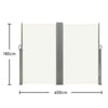 Retractable Side Awning Privacy Screen Garden Terrace Sunshade Wind Screening
