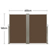 Retractable Side Awning Privacy Screen Garden Terrace Sunshade Wind Screening